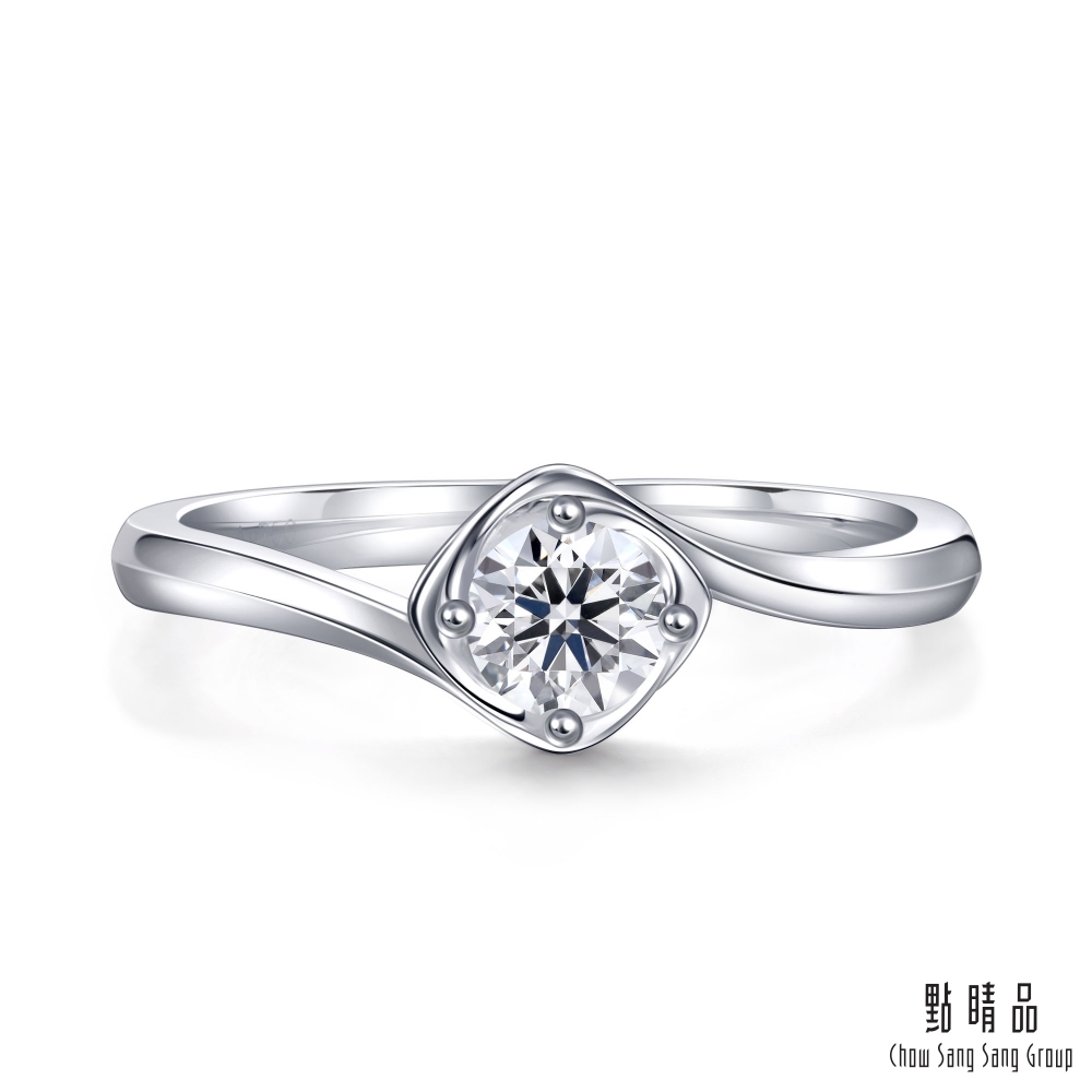 點睛品 PROMESSA 如一系列 GIA 30分 18K金鑽石戒指(港圍9號)