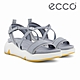 ECCO CHUNKY SANDAL 潮趣增高美背時尚涼鞋 女鞋 银灰色 product thumbnail 1