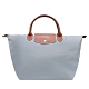 LONGCHAMP Le Pliage 系列短把摺疊水餃包(中/淺灰) product thumbnail 1