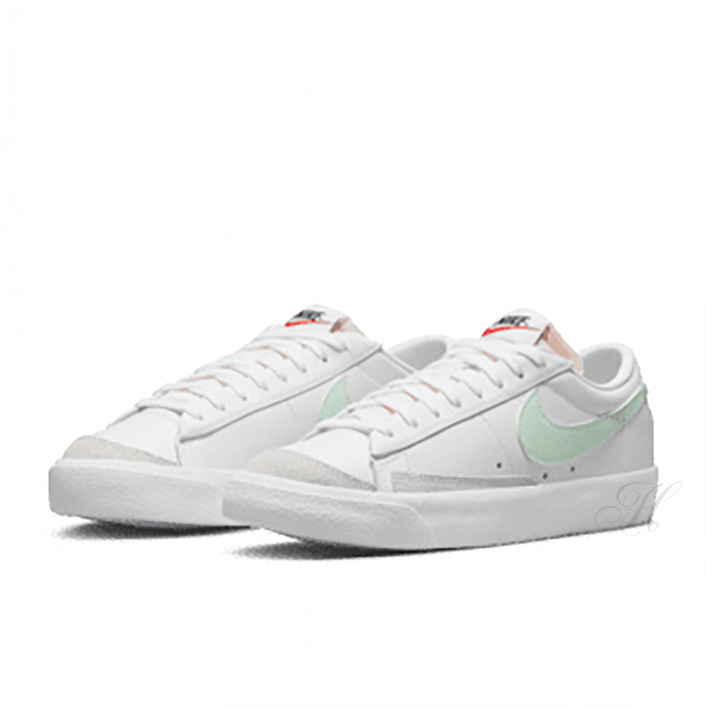 NIKE 耐吉 休閒鞋 運動鞋 女鞋 白綠 DC4769-111 W BLAZER LOW 77 (3W5158)