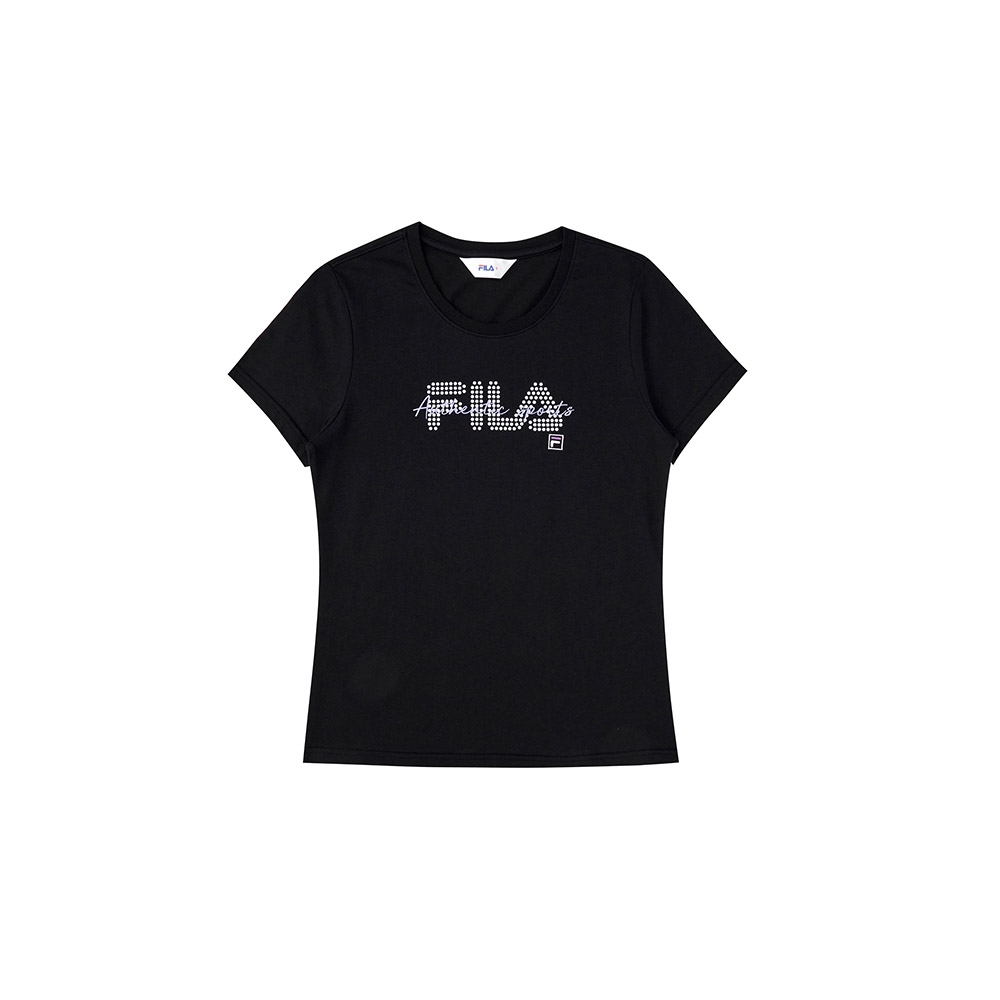 FILA 經典LOGO短TEE/針織短褲 多款任選 (I女款黑色)