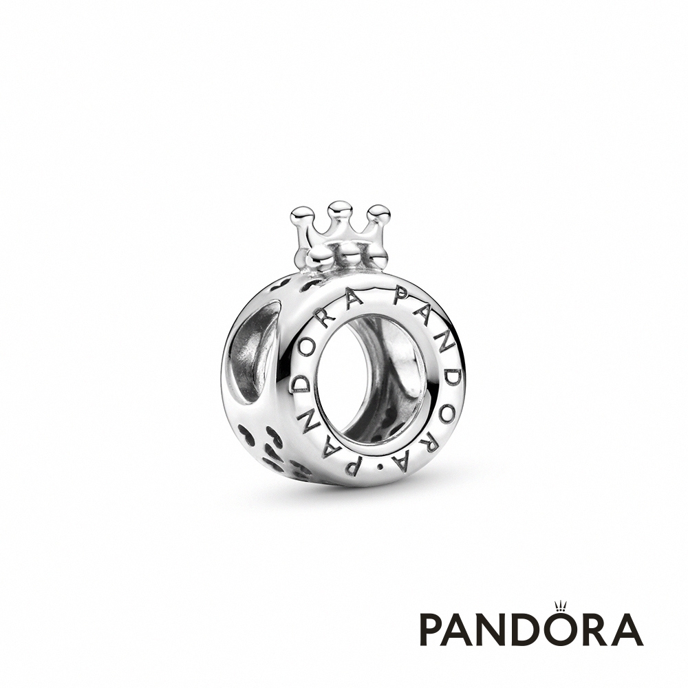 【Pandora官方直營】Pandora Logo 皇冠O串飾-絕版品