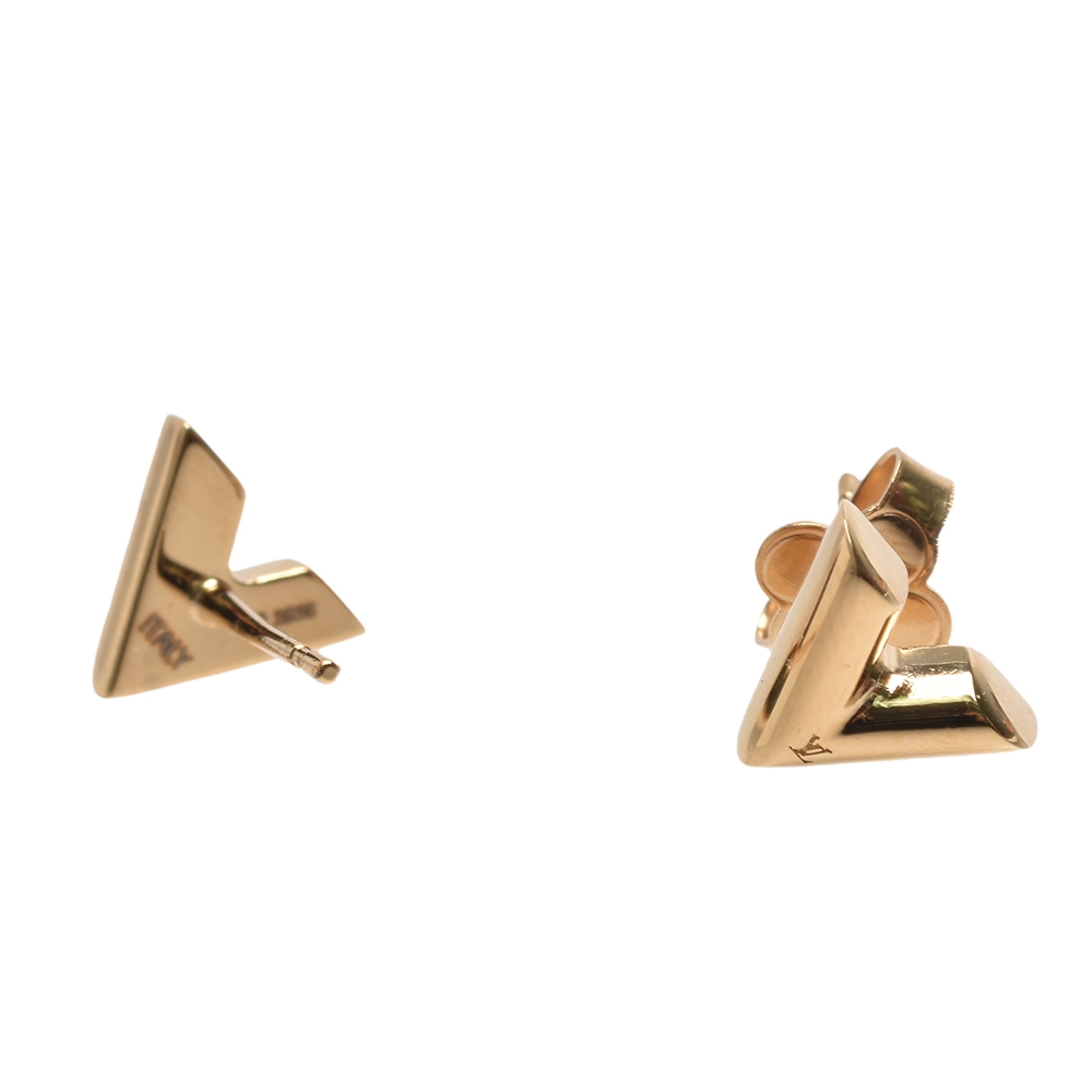 Louis Vuitton Essential v stud earrings (M63208, M68153)