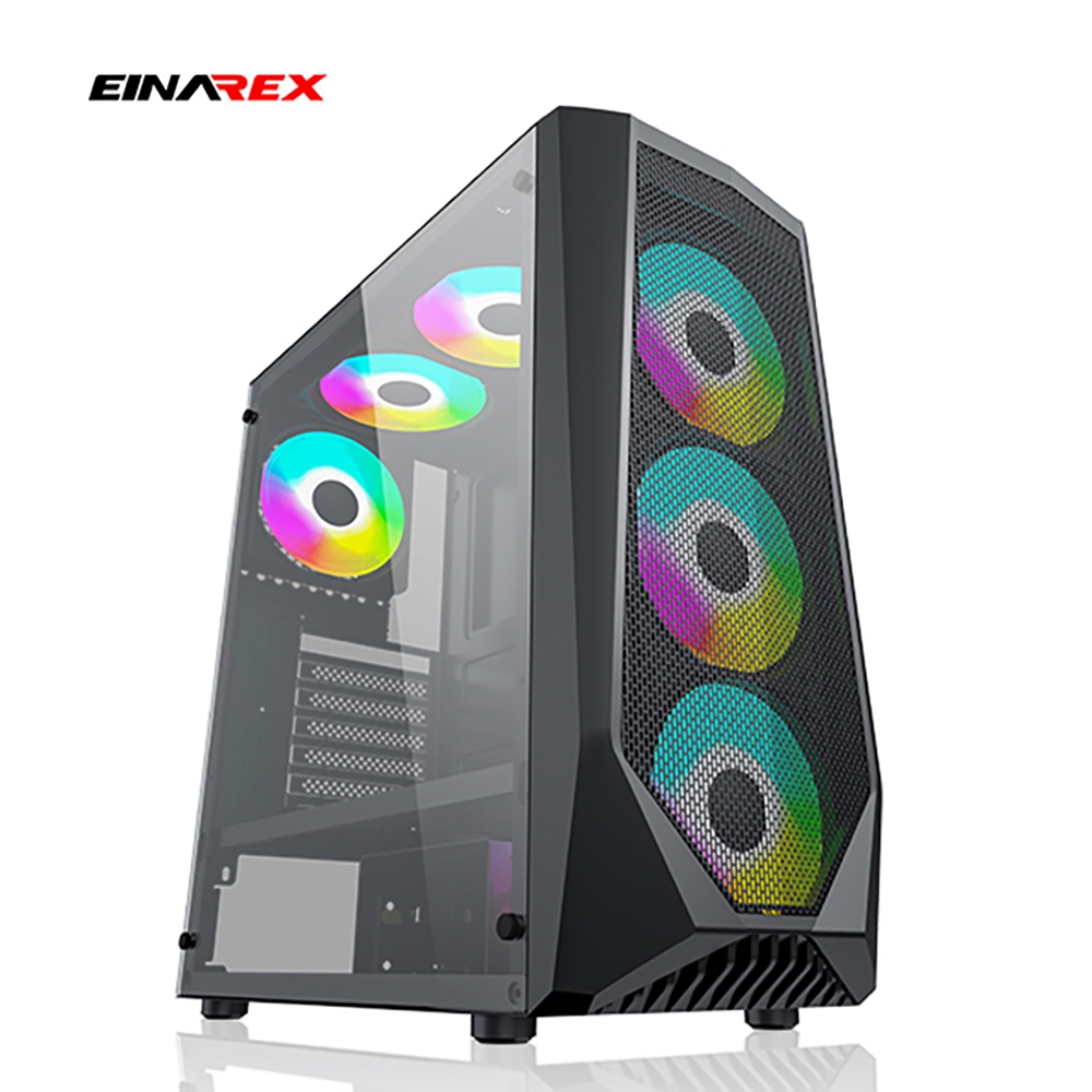 EINAREX埃納爾 R1 玻璃側板/幻彩6風扇/USB3.0機殼