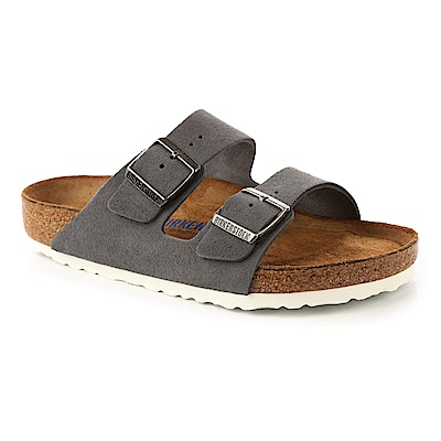 勃肯BIRKENSTOCK 1003728亞利桑那經典二條拖鞋(冷灰)