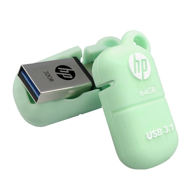 【HP 惠普】x5100m 64GB USB 3.1 Type-C OTG雙頭隨身碟-草綠色(附保護套)