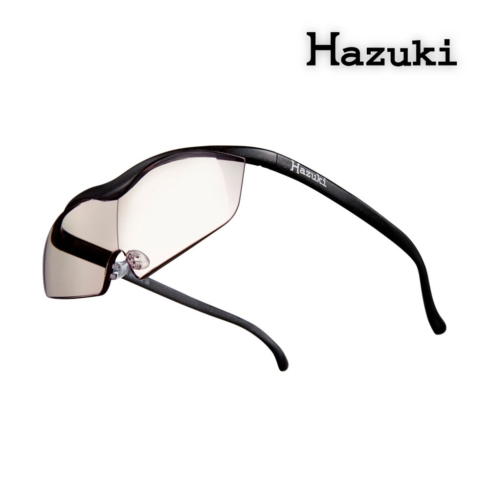 【Hazuki】日本葉月抗藍光放大鏡1.85倍大鏡片-茶色鏡片 (黑-濾藍光率55%)