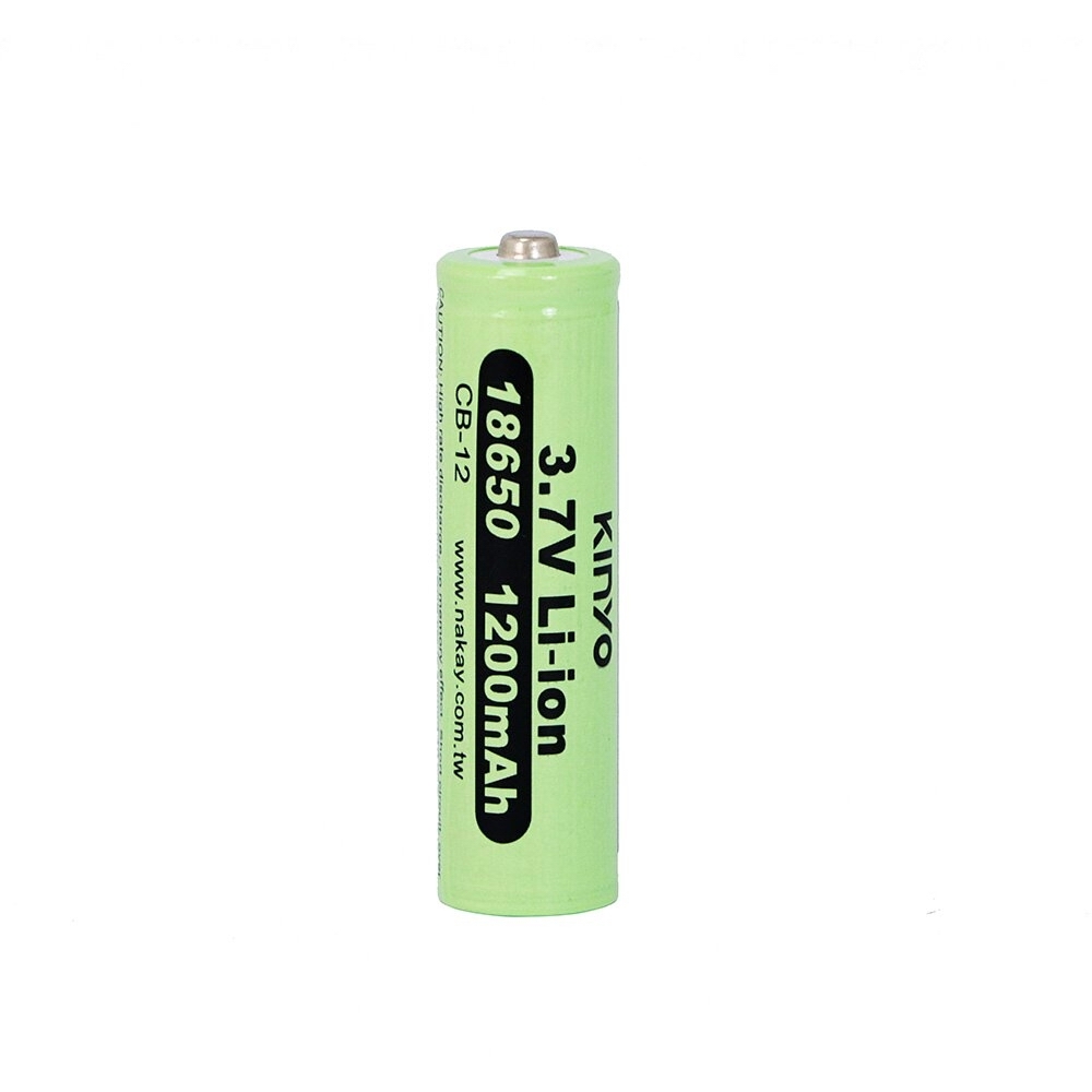 KINYO 18650鋰充充電電池 3.7v1200mah CB-12