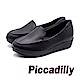 Piccadilly 慵懶氛圍 革質直套懶人厚底女鞋- 黑 (另有白) product thumbnail 1
