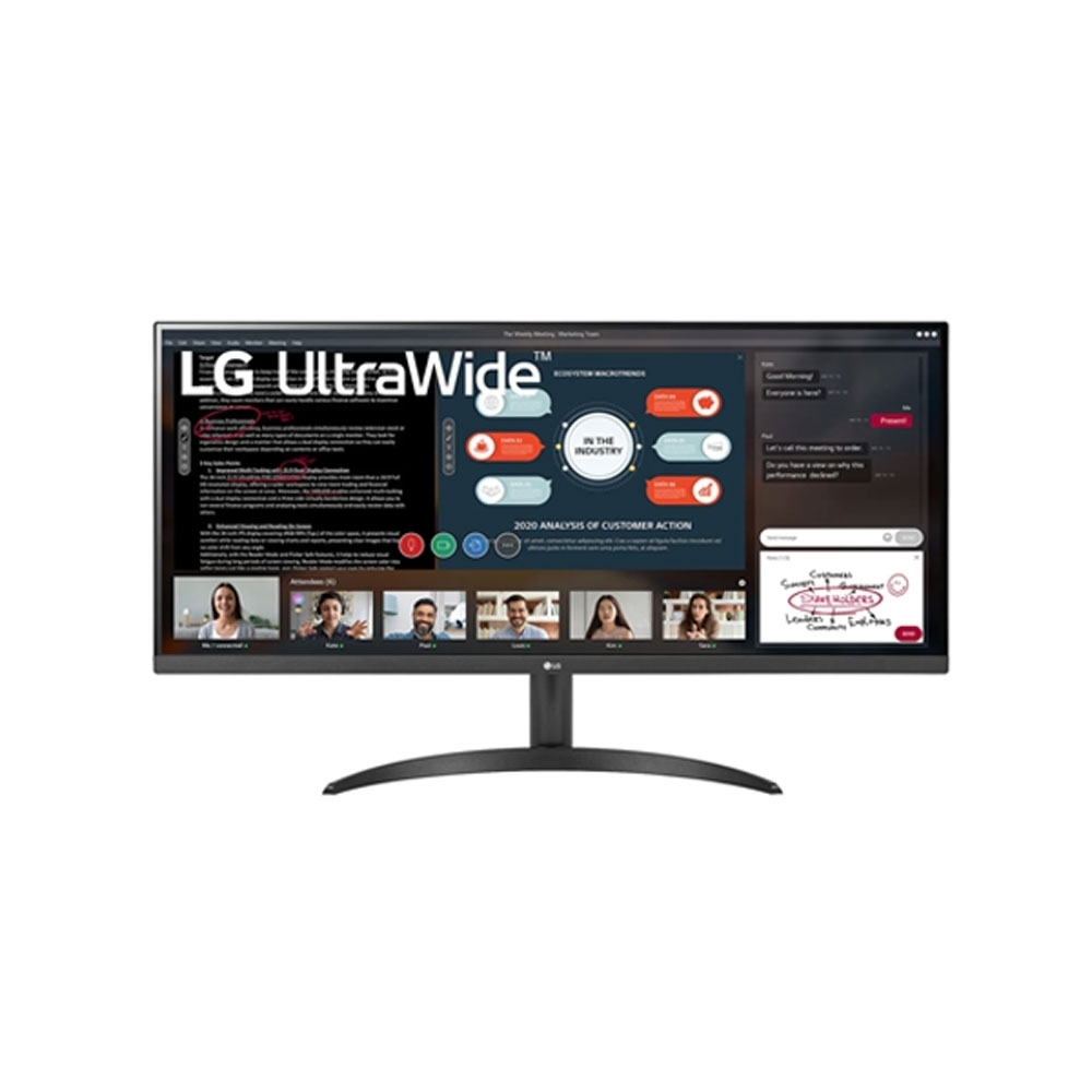 LG 樂金 34WP500-B 34吋 UltraWide IPS螢幕(21:9智慧多工電腦螢幕/HDR10/2560x1080)福利品(紙箱破損，內容物全新)