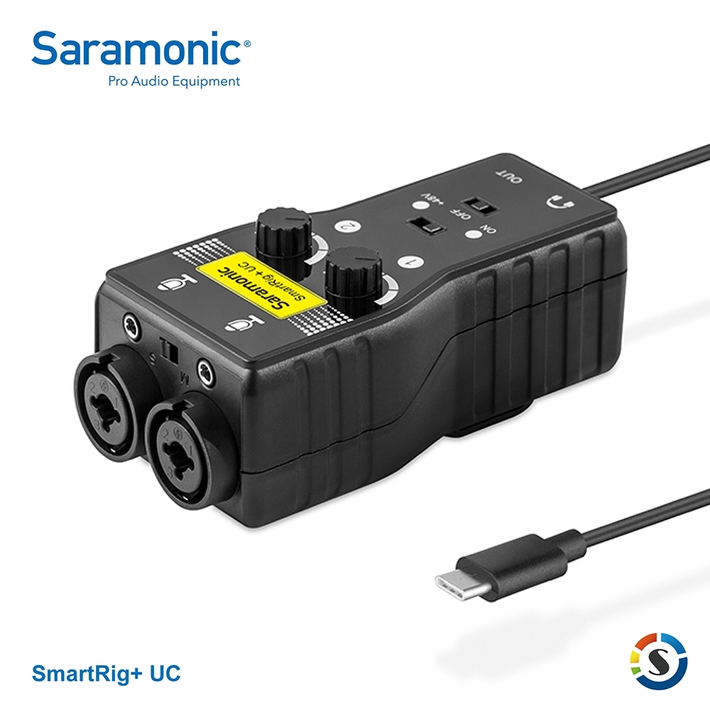 Saramonic楓笛 SmartRig+ UC 麥克風、智慧型手機收音介面