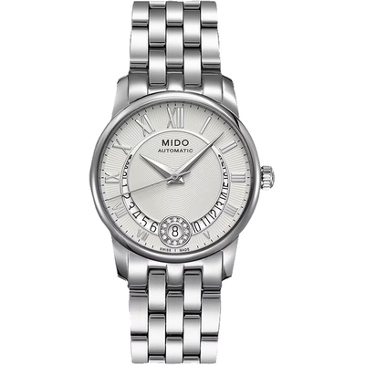 MIDO 美度 官方授權 Baroncelli Lady 優雅真鑽時尚腕錶 新春送禮-33mm M0072071103800