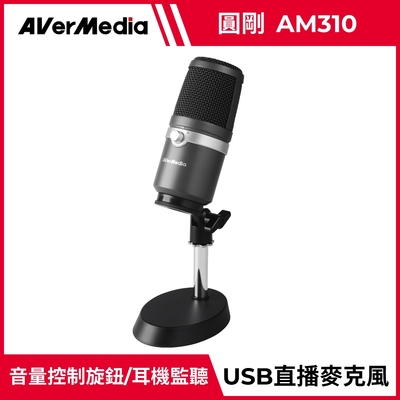 圓剛 AM310 黑鳩 直播錄音USB麥克風