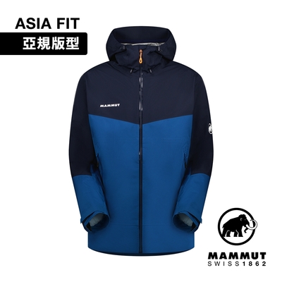 【Mammut 長毛象】Convey Tour HS Hooded Jacket AF 防風防水連帽外套 深冰藍/海洋藍 男款 #1010-28451