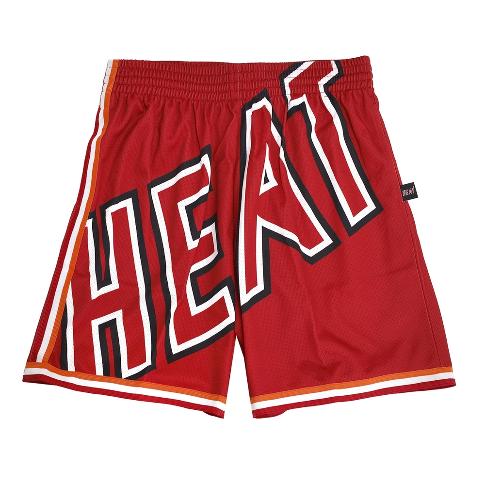 Mitchell Ness 球褲 NBA Miami Heat Big Face 邁阿密 熱火 MN21ASH01MH