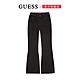 【GUESS】經典百搭休閒喇叭長褲-黑 product thumbnail 1