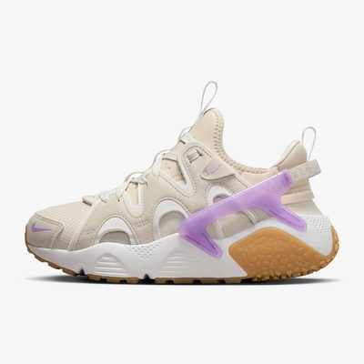 NIKE W AIR HUARACHE CRAFT 女休閒運動鞋-米白紫-DQ8031103