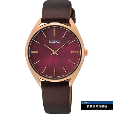 SEIKO 精工 簡約珍珠貝面女錶-(4N30-00J0R/SWR082P1)_SK043