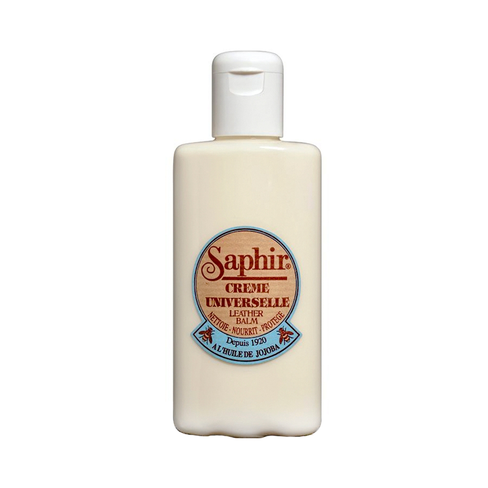 【SAPHIR莎菲爾】皮革蜂蠟保養乳-富含天然蜂蠟，同時具有清潔保養二合一功效