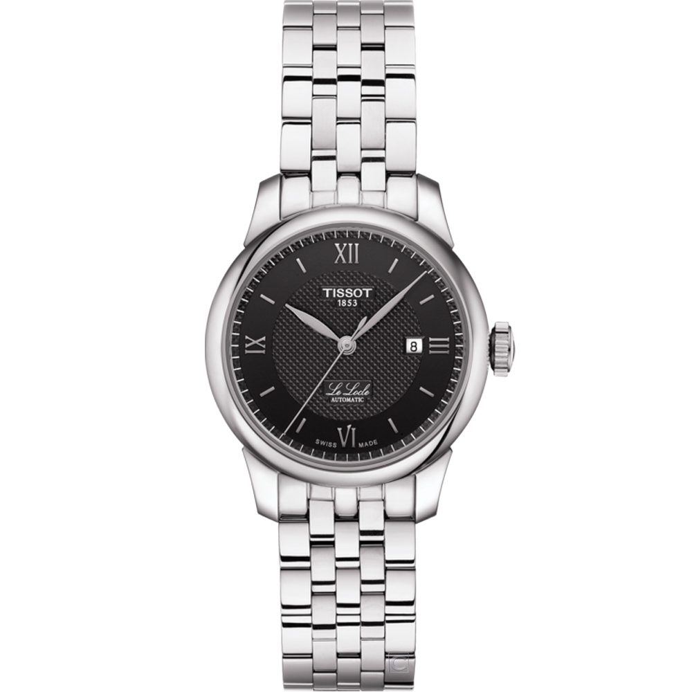 TISSOT 天梭 官方授權Le Locle 力洛克 優雅機械女錶(T0062071105800)