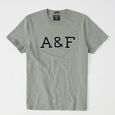 af a&f Abercrombie & Fitch 短袖 T恤 綠 0846