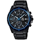 CASIO 卡西歐 EDIFICE 經典賽車計時手錶-湛藍(EFR-526BK-1A2) product thumbnail 1
