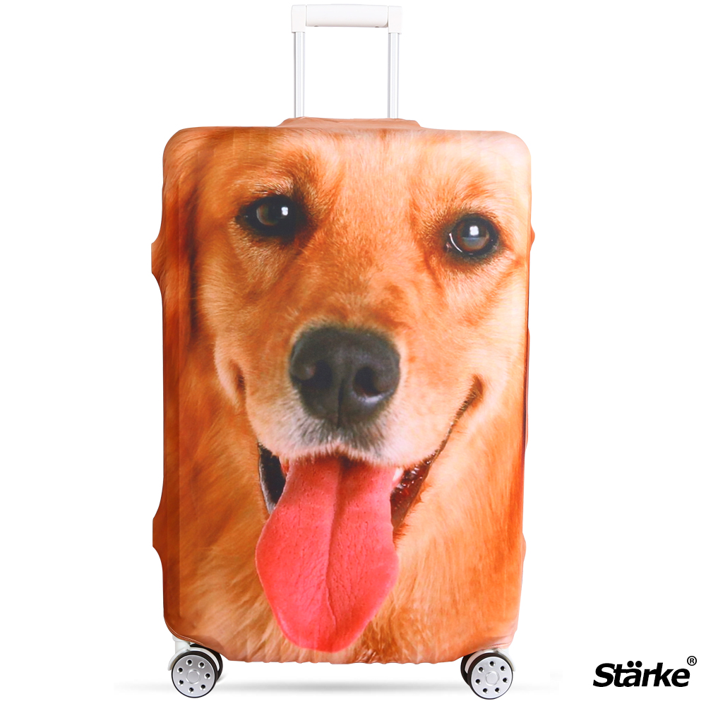Starke 適用27-30吋高彈性行李箱套 -黃金獵犬