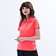 【遊遍天下】女款格紋領抗UV吸濕排汗機能POLO衫GS1016螢光桔 product thumbnail 2