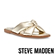 STEVE MADDEN-ANDREYA 交叉扭結拖鞋-金色 product thumbnail 1