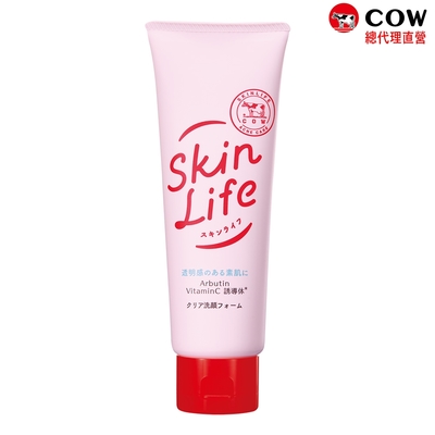 (任選)日本牛乳石鹼 SkinLife滋卿愛淨白調理洗面乳110g