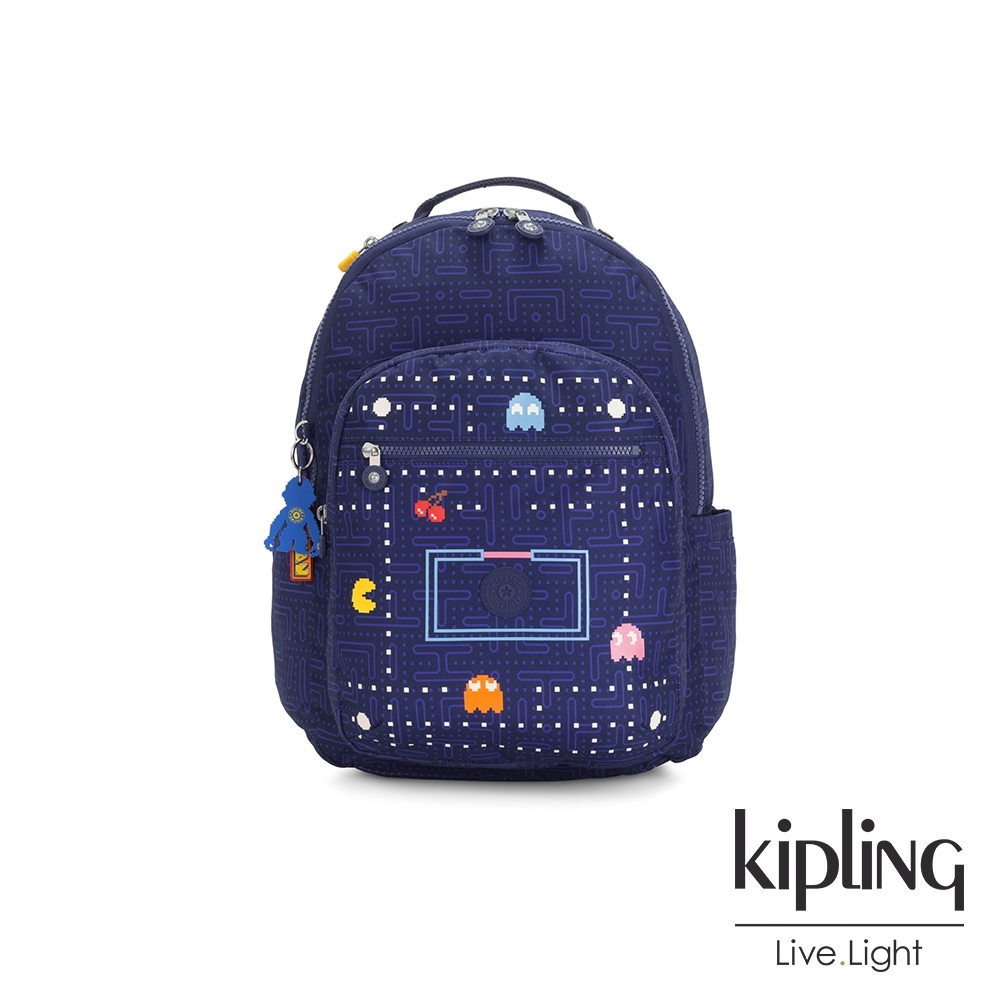 Kipling PAC-MAN限量系列 手提後背包-SEOUL