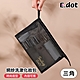 E.dot 黑色網紗化妝包/收納袋(三角包/2入組) product thumbnail 1