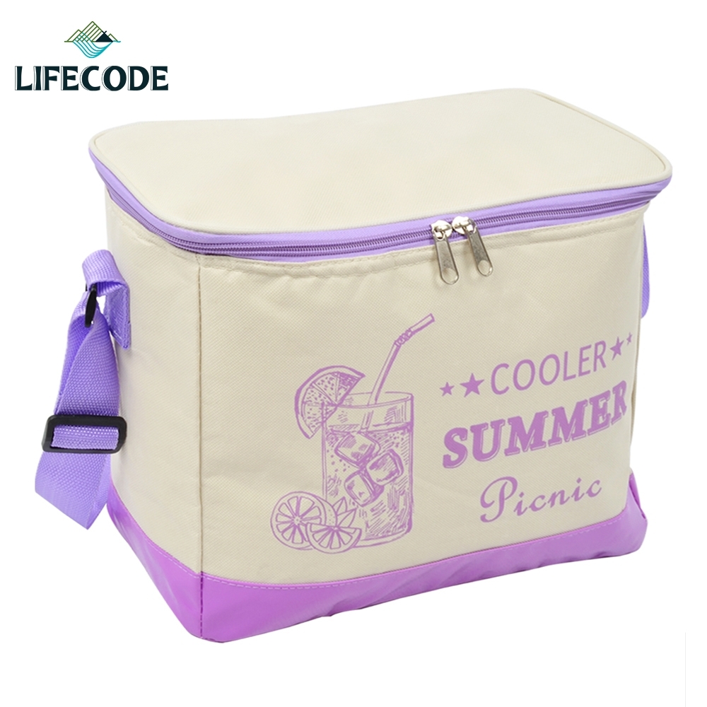 LIFECODE COOLER 飲料保冰袋(10L)-紫色