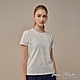 GIORDANO 女裝經典素色短袖T恤 - 16 皎白 product thumbnail 1