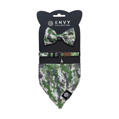 ENVY COLLECTION 貓頸圈 迷彩瘋奇幻三件組