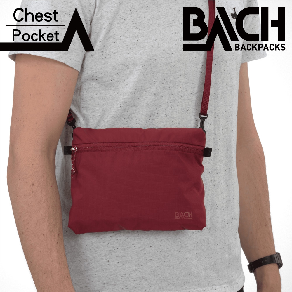 BACH Chest Pocket 2 in1 胸包/單肩袋 297076 牡丹紅