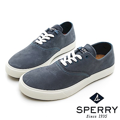 SPERRY 玩色魅力輕量牛皮休閒鞋(男)-土耳其藍