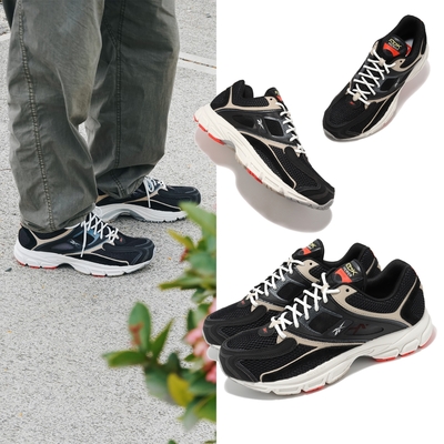 Reebok 慢跑鞋 RBK Premier Trinity KFS 男鞋 黑 米白 網布 緩衝 復古 運動鞋 100074433