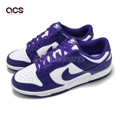 Nike 休閒鞋 Dunk Low Retro Concord 白 藍紫 男鞋 女鞋 低筒 DV0833-103