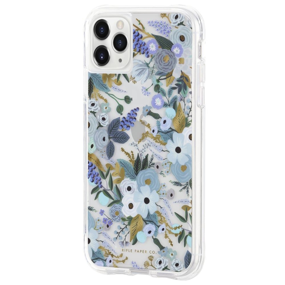 美國 CASE●MATE Rifle Paper Co. 限量聯名款 iPhone 11 Pro 防摔手機保護殼 - 花園派對 藍