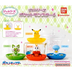 全套4款 日本正版 精靈寶可夢 飾品收納盒 P6 扭蛋 轉蛋 收納盒 飾品盒 皮卡丘 神奇寶貝 - 939610