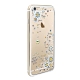 apbs iPhone6s/6 Plus 5.5吋施華彩鑽鋁合金屬框手機殼-金色雪絨花 product thumbnail 1