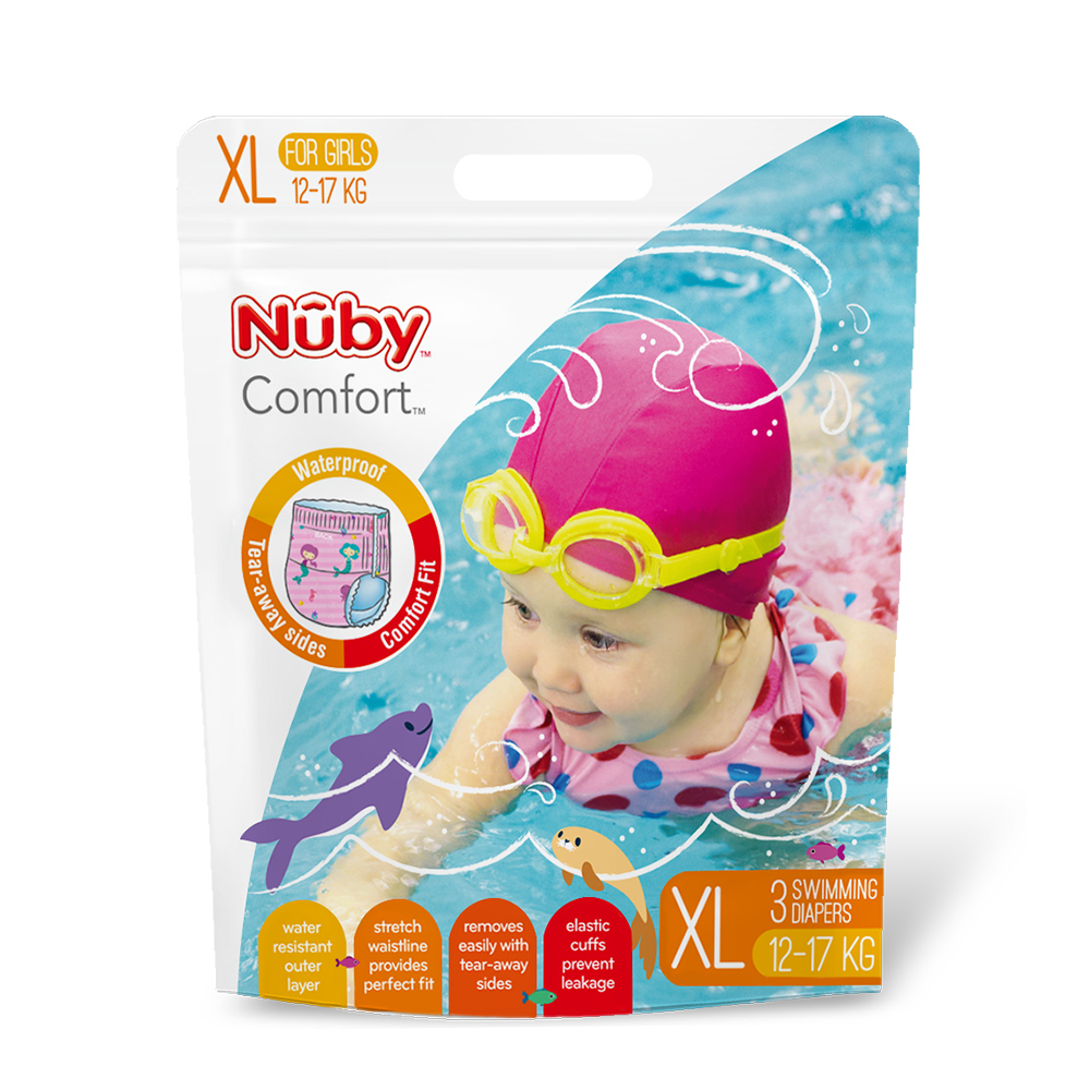 Nuby 游泳尿布(女XL)