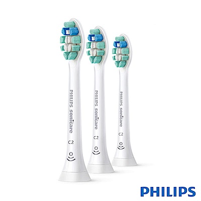 PHILIPS 飛利浦 智能牙菌斑清除刷頭3入 (HX9023/67)