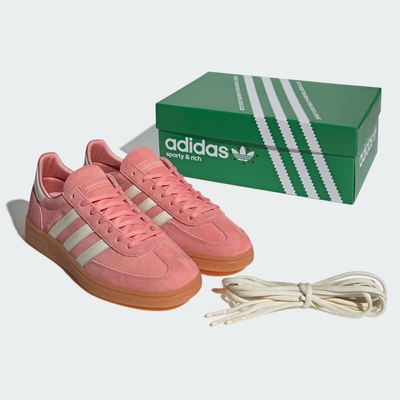 adidas 官方旗艦 HANDBALL SPEZIAL SPORTY & RICH 運動休閒鞋 男/女 - Originals IH2610