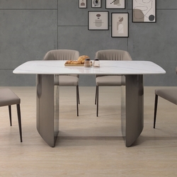 MUNA家居  威爾4.7尺岩板餐桌(628)(不含椅)   140X80X76cm