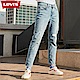 Levis 女款 中腰修身窄管牛仔長褲 彈性布料 淺藍破壞 product thumbnail 1