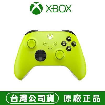 XBOX 無線控制器- 電擊黃 遊戲手把 (相容 Xbox Series X|S、Windows 10/11、Android 和 iOS)