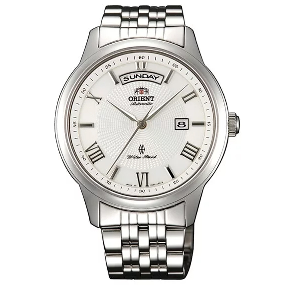 ORIENT 東方錶 現代系列 羅馬日期機械腕錶 41mm / SEV0P002W