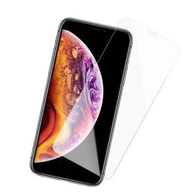 iPhone XS Max 透明高清非滿版手機9H保護貼 XSMax保護貼